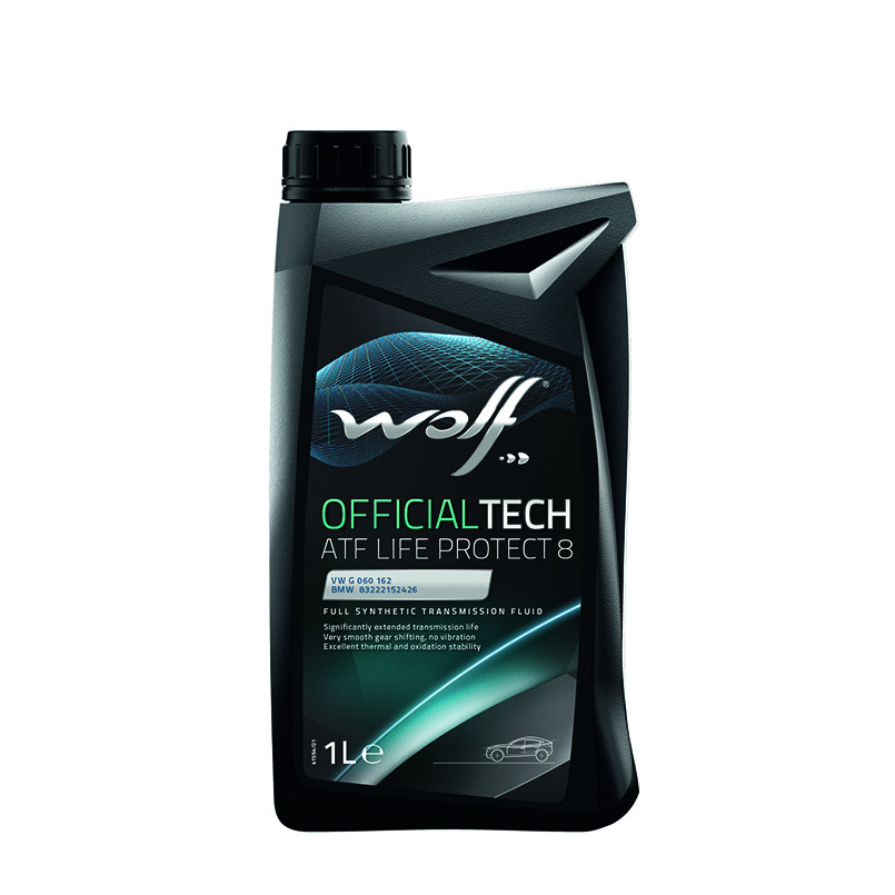 Трансмісійна олива WOLF OFFICIALTECH ATF LIFE PROTECT 8 1л.
